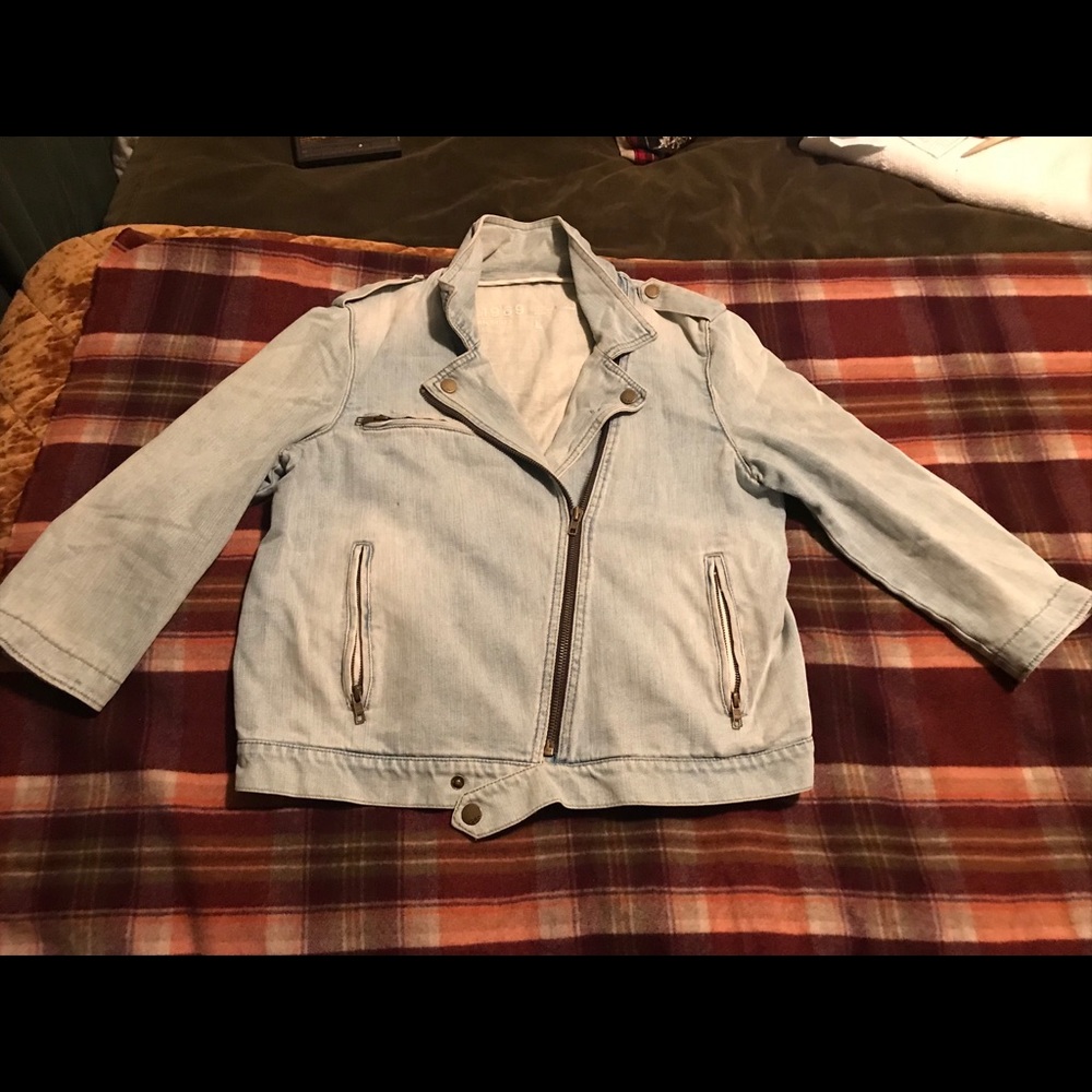 Gap denim motor jacket
